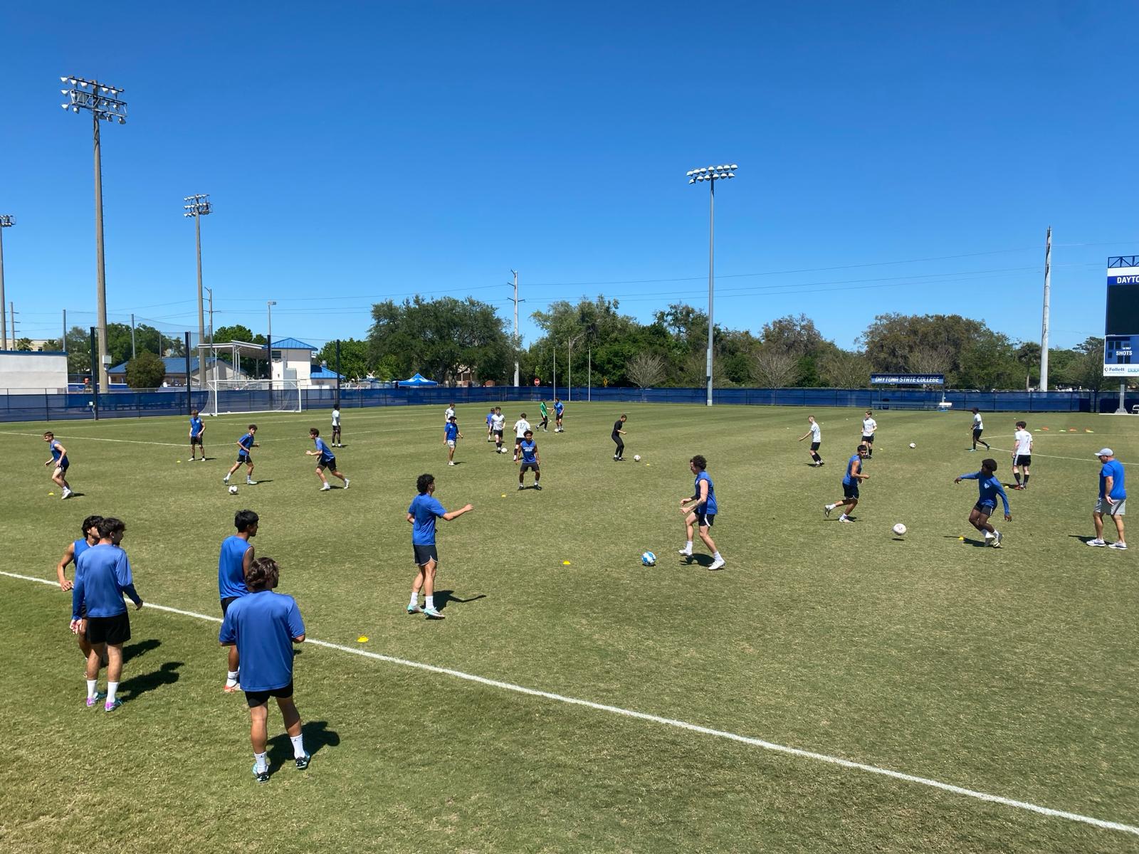 Boys training